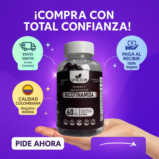 GOMITAS NICOTINAMIDA